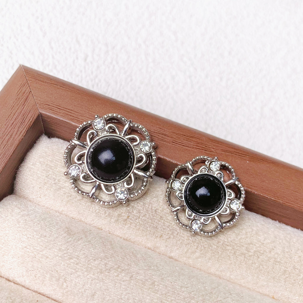 Metal small fragrant buttons, high-end women's clothes, coats, windbreaker buttons, clothes decoration accessories, flower buttons