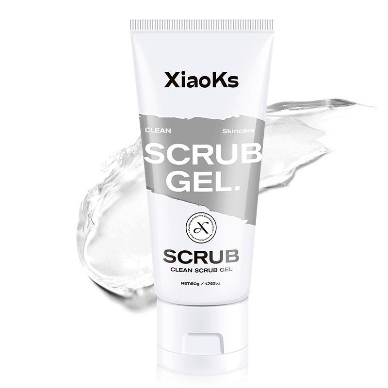 XiaoKs Scrub Gel Exfoliating Facial Cleanser for All Skin Types - Gentle Aroma Deep Cleansing Moisturizing Radiant Skin Care Solution